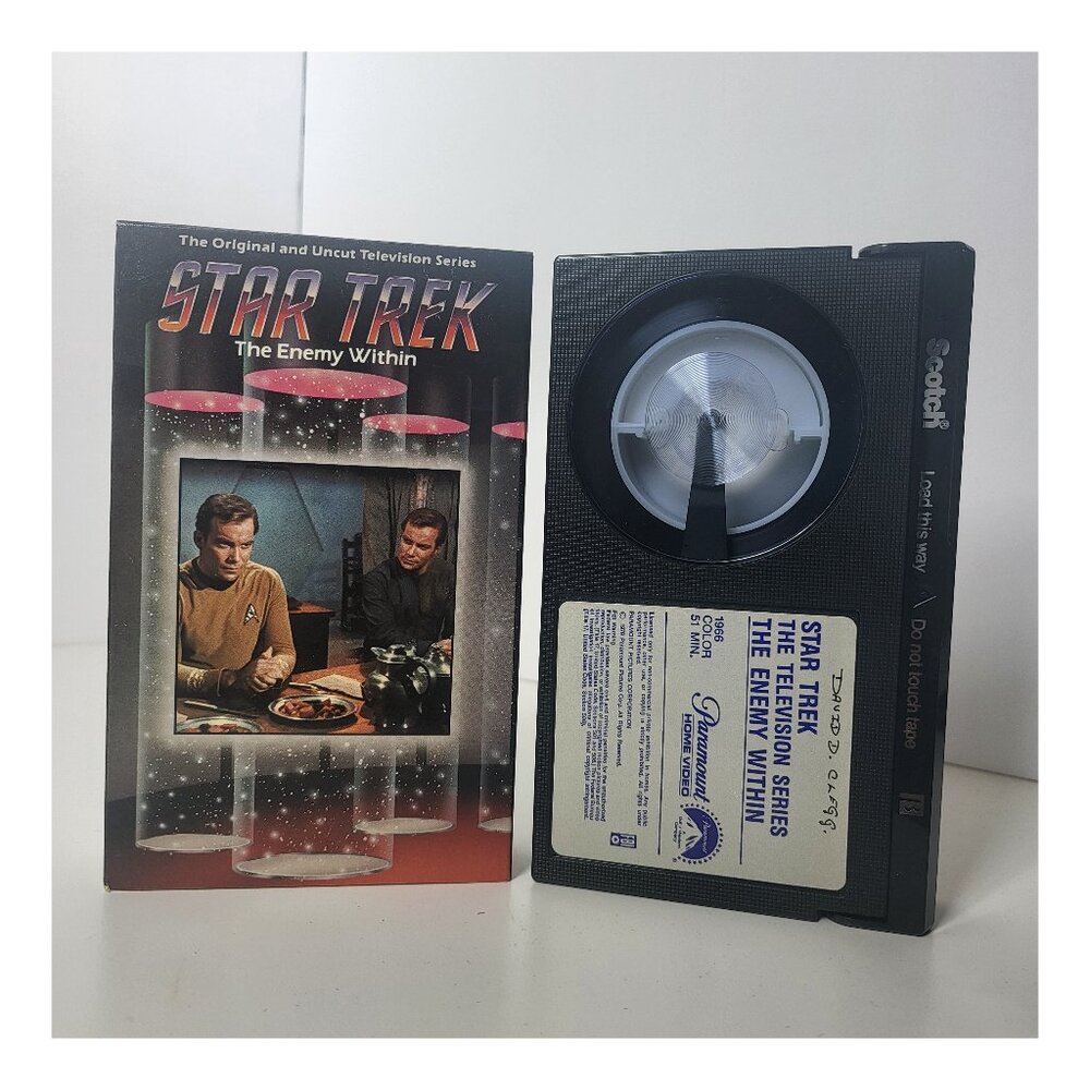 Star Trek - The TV Series BETA Tape Betamax (Not VHS) "The Enemy Within"